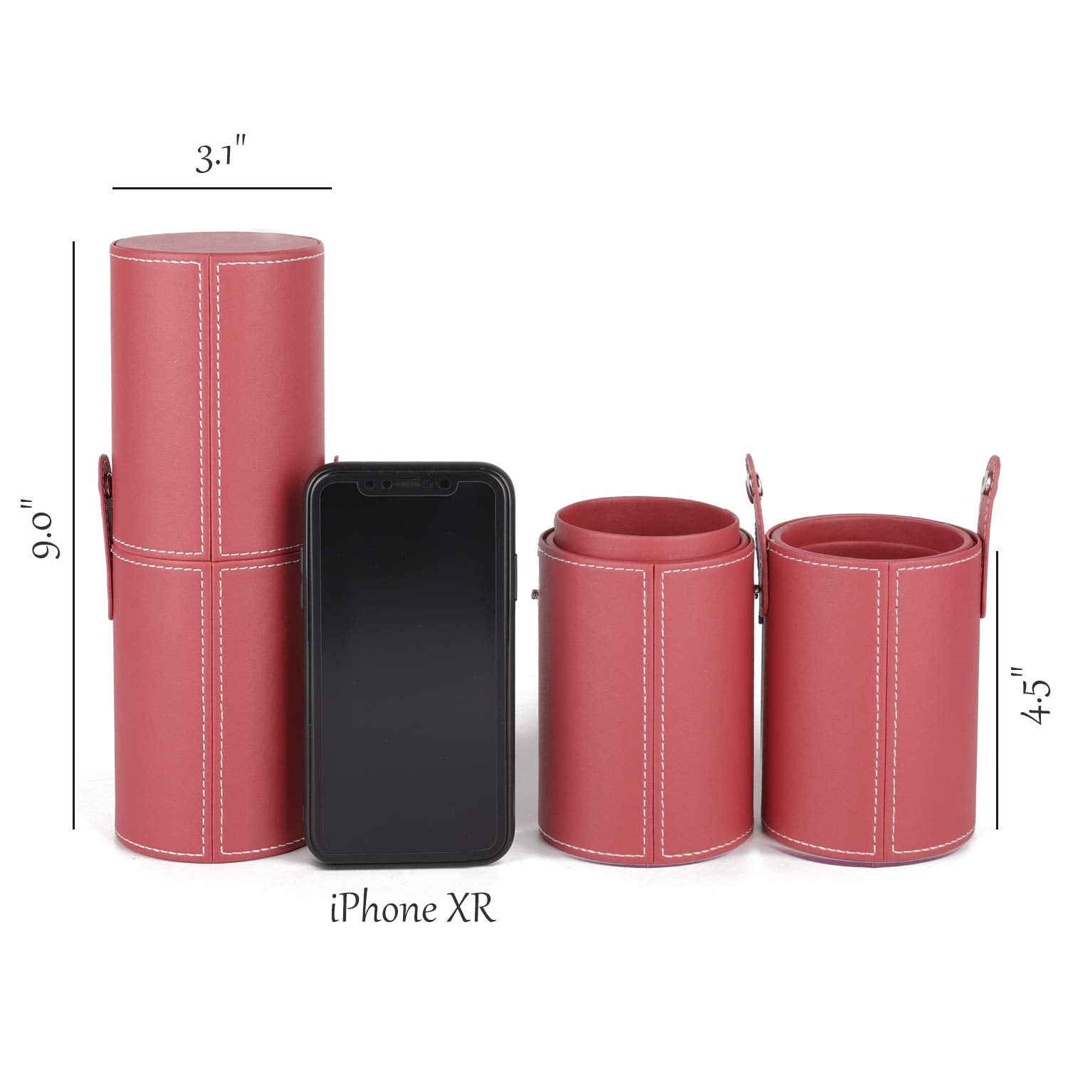 Narwey Makeup Brush Holder Travel Brushes Case Bag Cup Storage Dustproof for Women