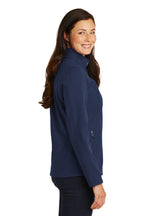 Port Authority Ladies Core Soft Shell Jacket L Dress Blue Navy