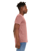 Unisex Sueded T-Shirt - HEATHER RED - XS(D0102H7KPB8)