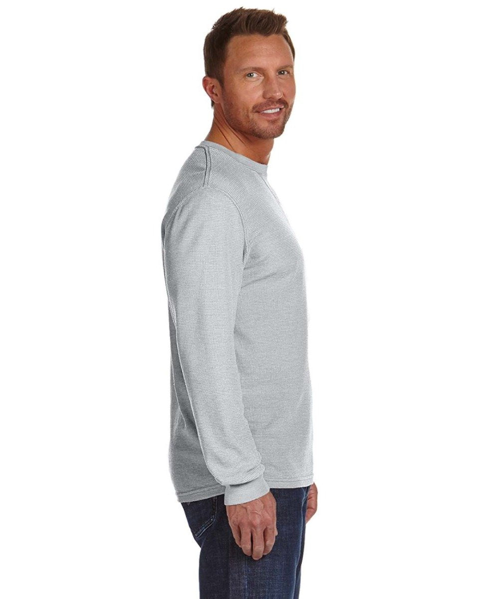 Mens Vintage Zen Thermal Long-Sleeve T-Shirt - cEMENT - S(D0102H7WH7P)