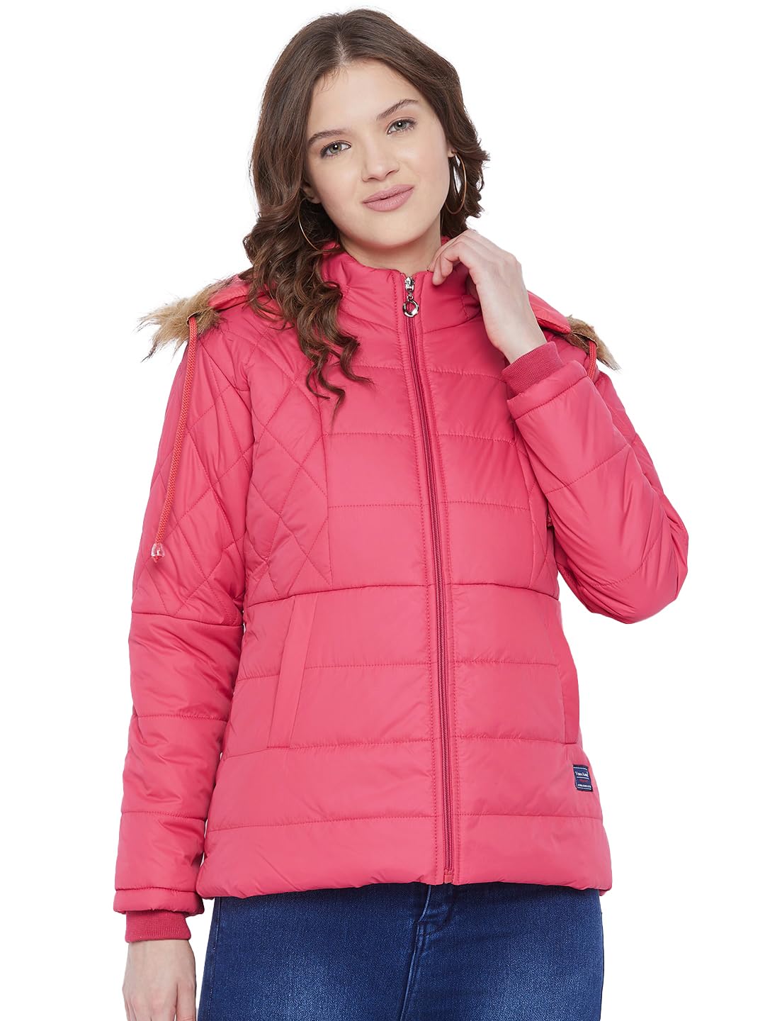 Women Winterwear JacketVEROAMORE2178Pink 2