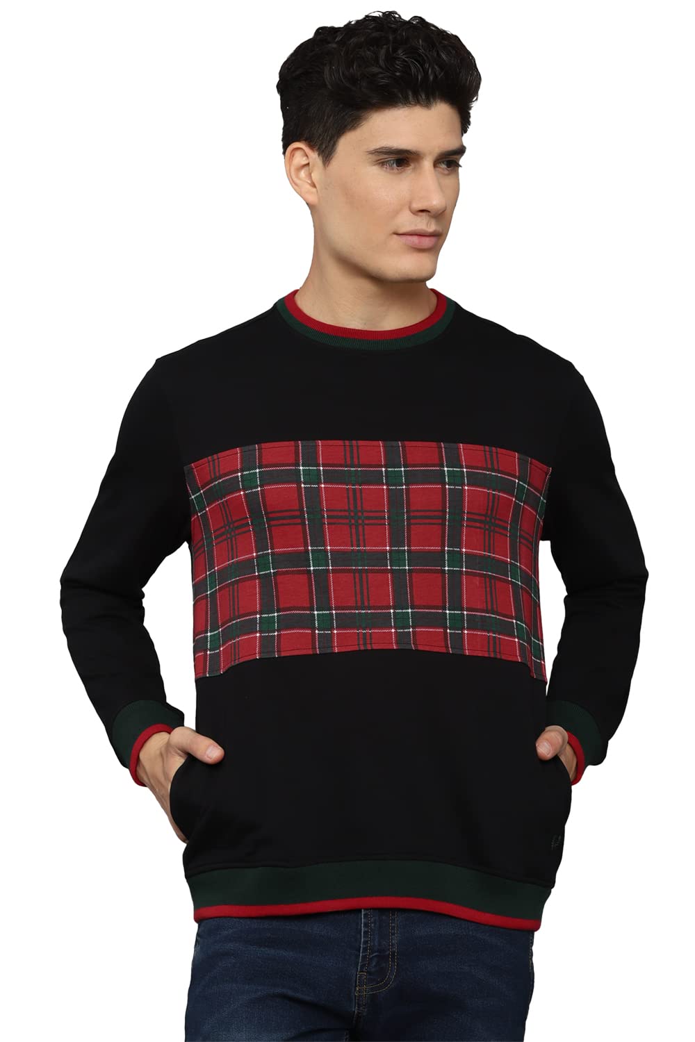 Allen Solly Men Regular Fit Printed Graphic Casual Full Sleeve T-Shirt