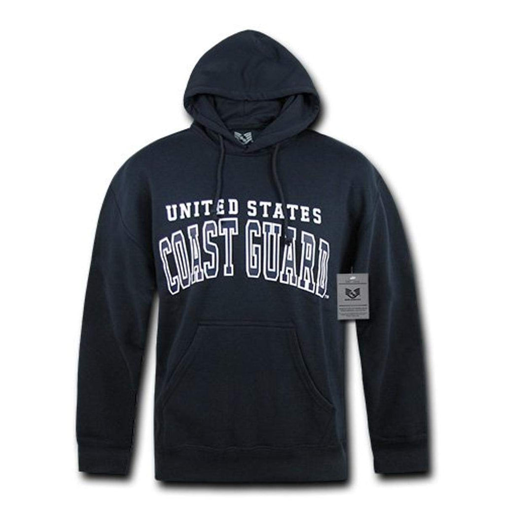 Pullover Hoodie,US Coast Guard, Navy, XL