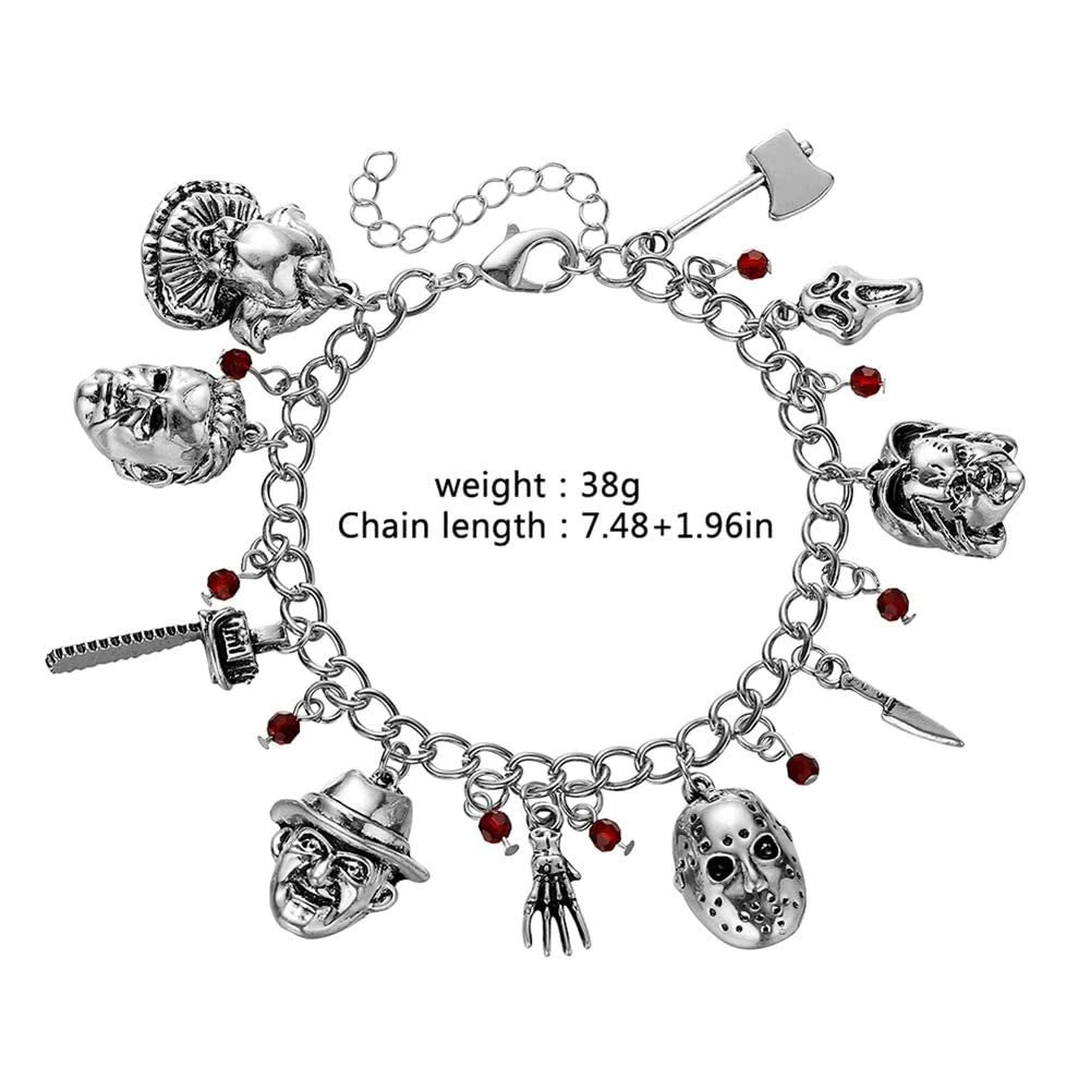 Blingsoul Cheeky Horror Bracelets - Chaki Merchandise Halloween Bracelet Jewelry Gift for Fashion-Forward Women and Men | [J1000