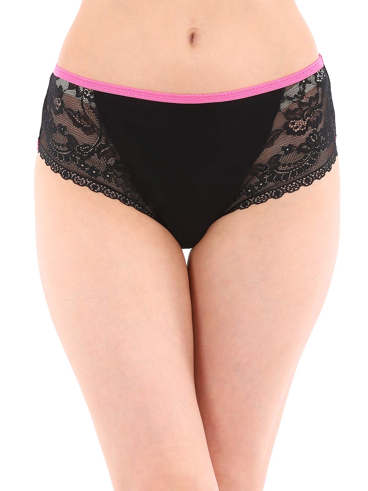 Clovia WomenS Cotton Hipsters Regular Solid Underwear (Pack Of 1) (Pn2689P13Xxl_Black_Xx-Large)