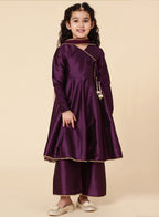 A.T.U.N. Girls Anarkali Palazzo Set