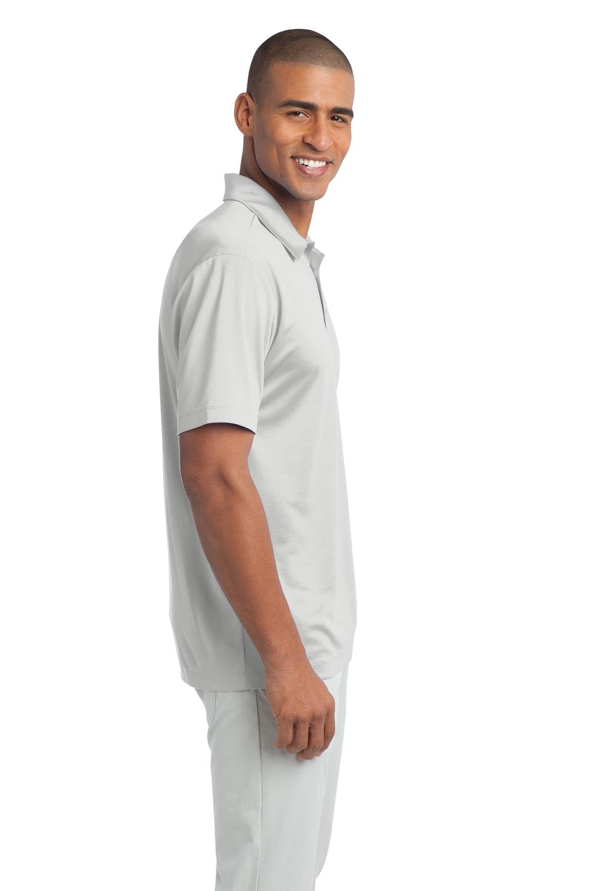 Port Authority Men's Silk Touch Performance Polo M White