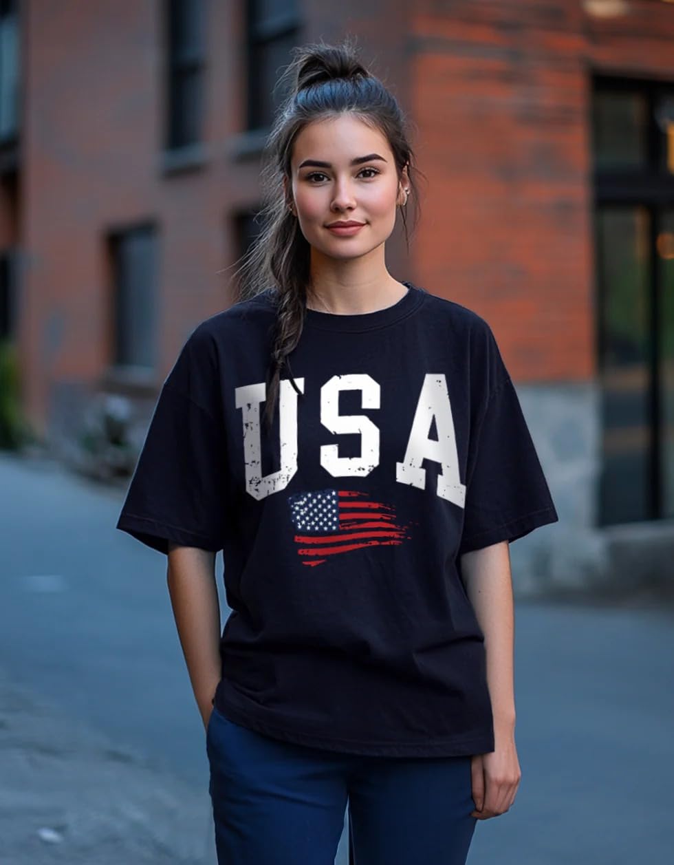 Juneberry Round Neck Drop Shoulder Round Neck Black & White Graphic Printed Pure Cotton Oversized Baggy Fit Half Sleeve T-Shirt