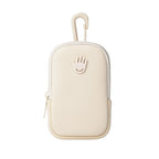 Touchland Touchette Zippered Pouch, Attachable Fashion Accessory with Snap Hook for Power Mist and Glow Mist 1FL OZ, Caramel