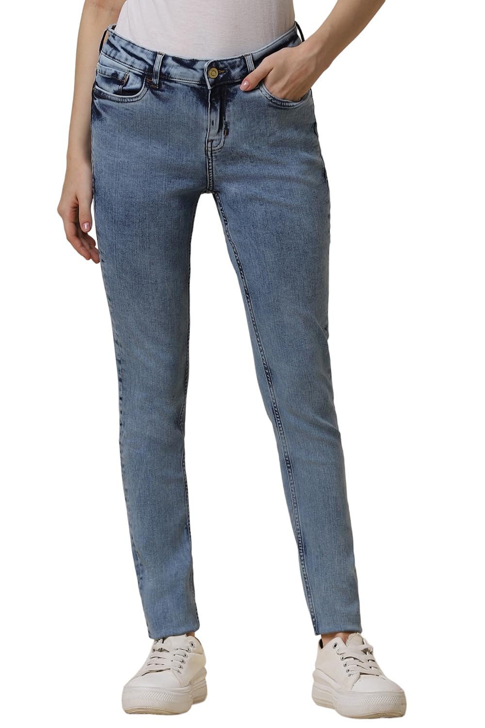 Allen Solly Women Slim Fit Pants