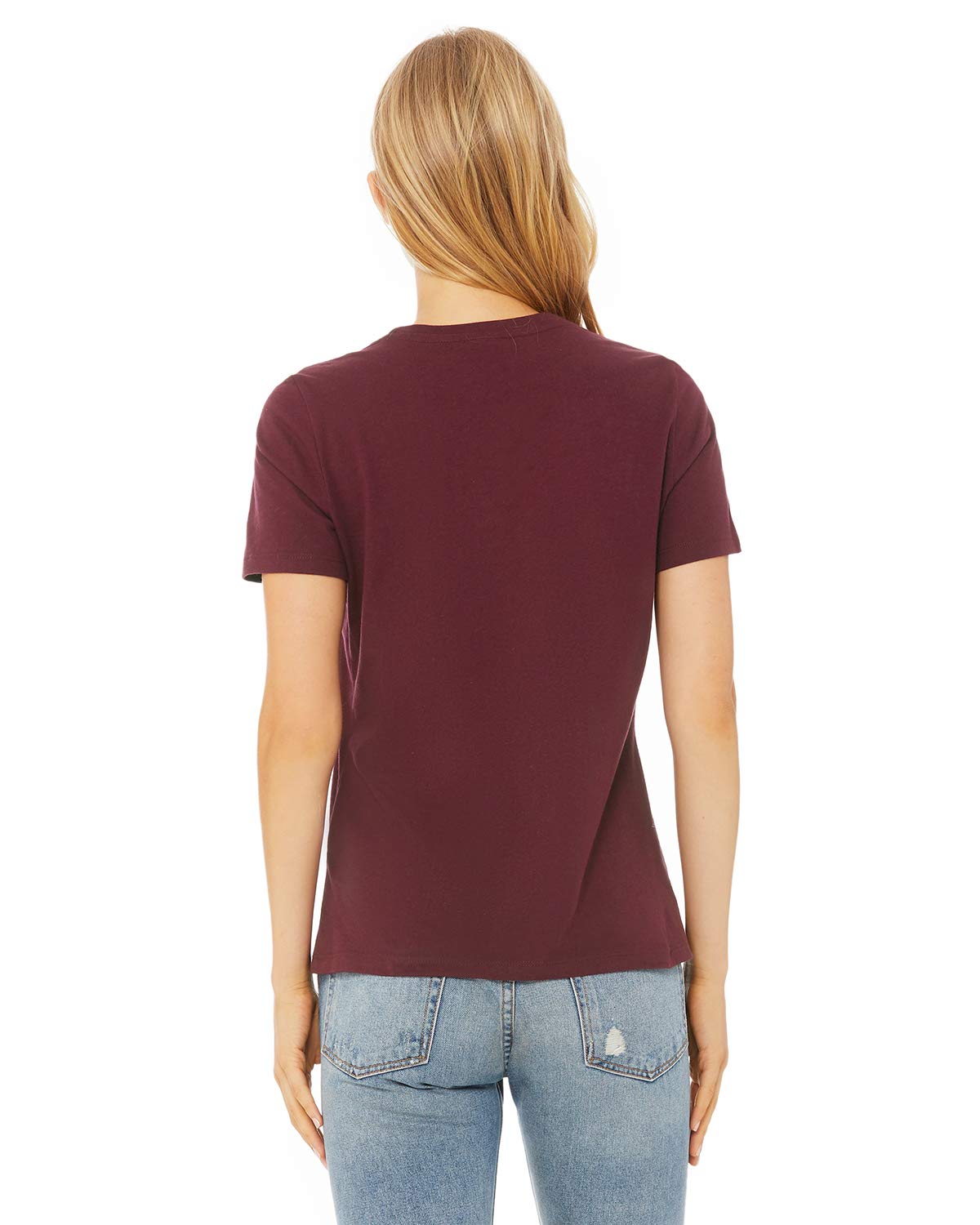 Ladies Relaxed Jersey Short-Sleeve T-Shirt - TEAM PURPLE - S(D0102H7WZ4T)