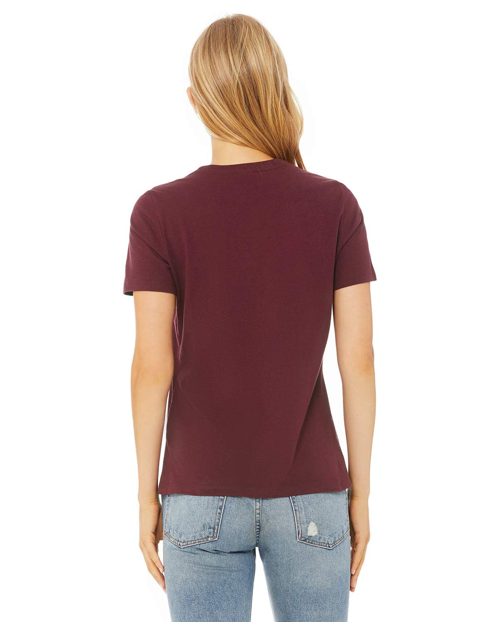 Ladies Relaxed Jersey Short-Sleeve T-Shirt - TEAM PURPLE - S(D0102H7WZUX)