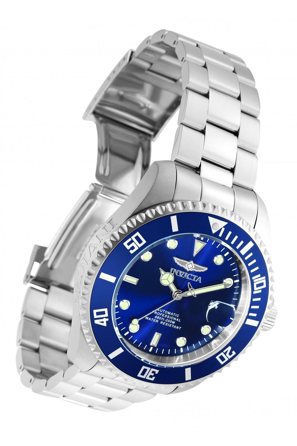Invicta Men's Pro Diver 47mm Stainless Steel Automatic Watch, Silver (Model: 35718)