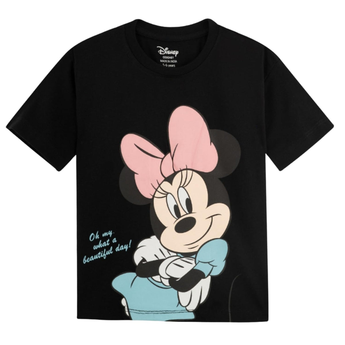 Nap Chief Minnie Mouse Classic TShirt (DS2201_Black_1824 Months) 18-24
