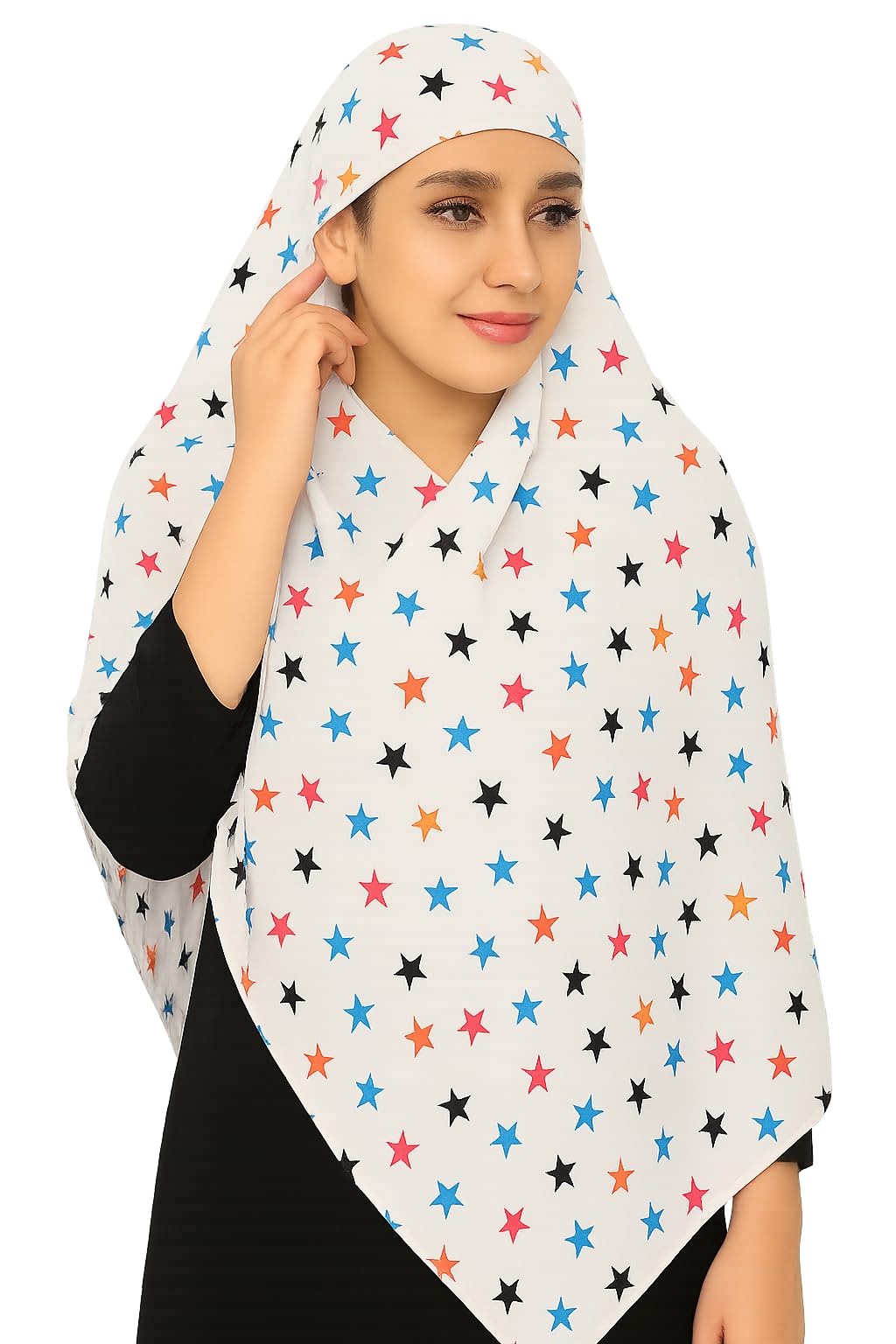 Weavers Villa Womens Cotton Floral Printed Face Cover Scarf | UV Protection, Breathable Fabric | Reusable Hijab Style Shield fo