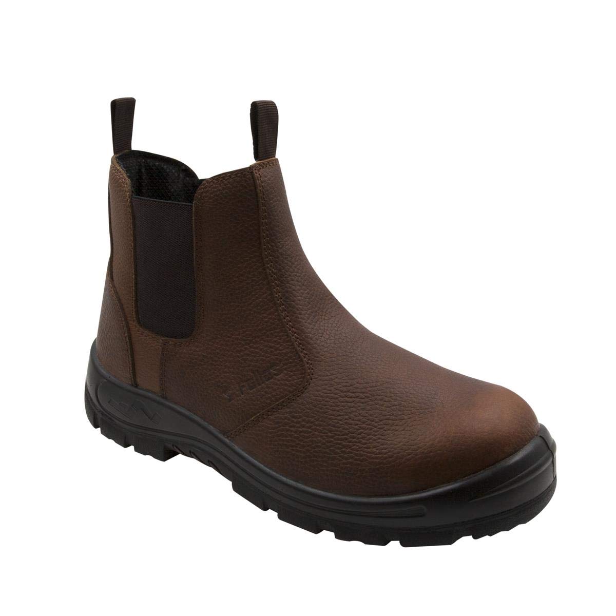 S Fellas by Genuine Grip 6041-10M Men&apos;s Hercules Comp Toe Twin-Gore Work Boots  Brown - Size 10