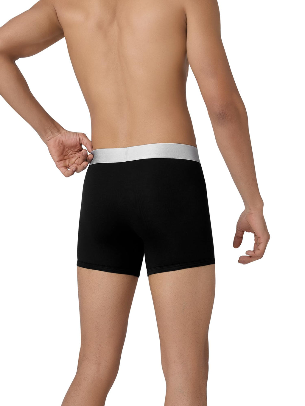 XYXX Mens Modal Classic Regular Trunks (Pack of 1) (XYTRNK_R8_1_Black