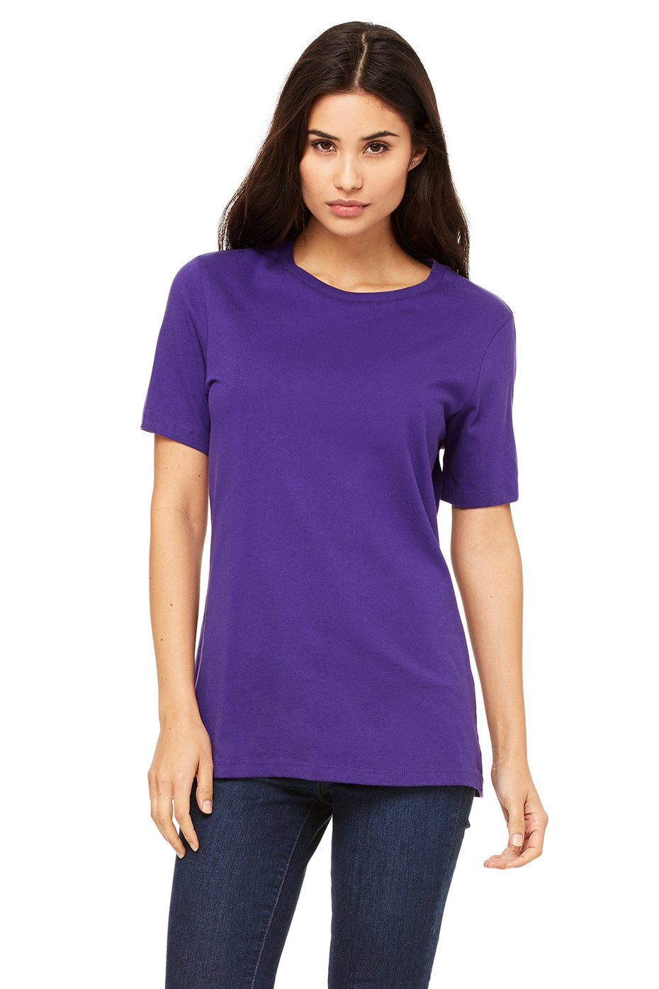 Bella Canvas Ladies' Relaxed Jersey Short-Sleeve T-Shirt S Team Purple