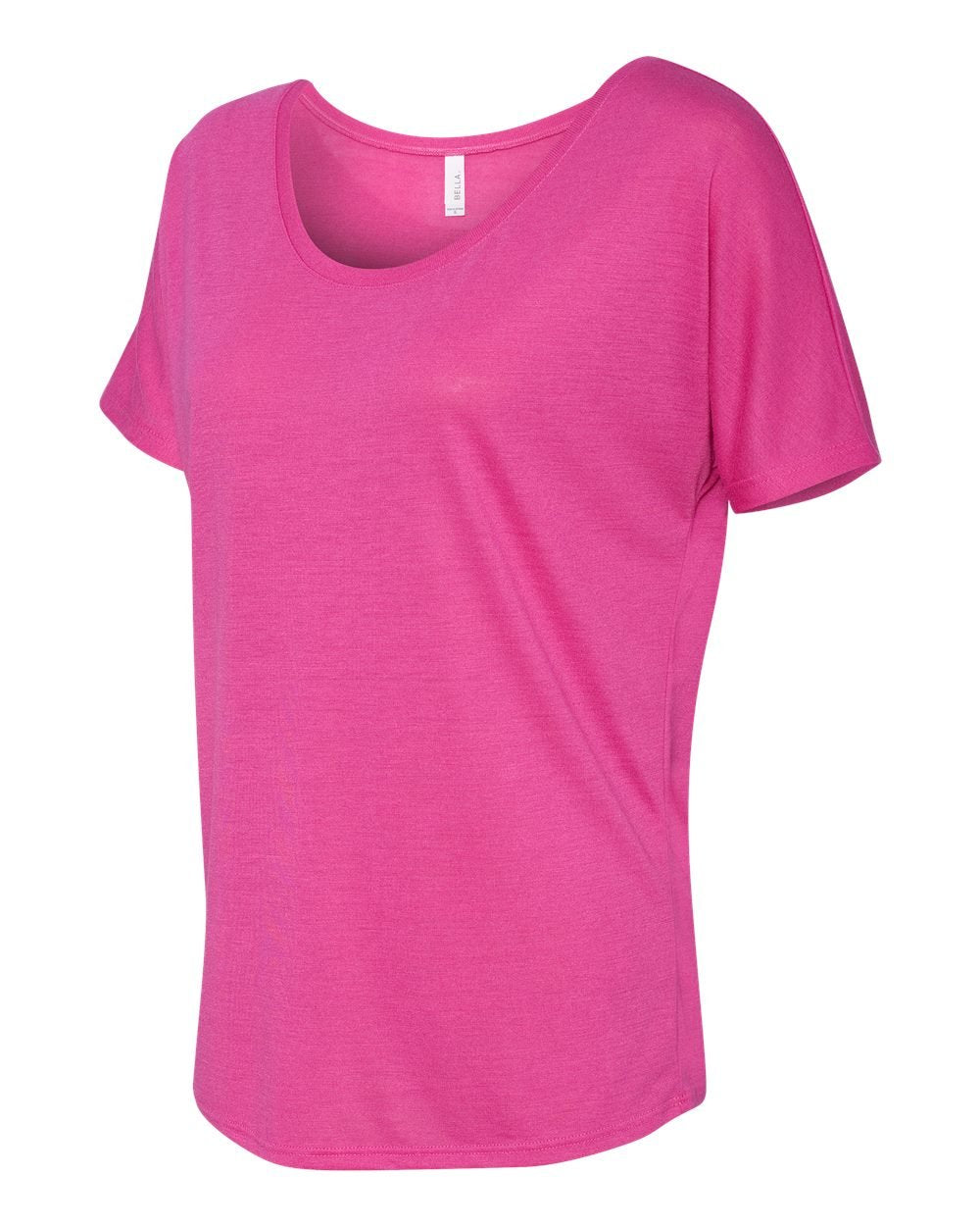 Ladies Slouchy T-Shirt - WHITE MARBLE - S(D0102H7W5V8)