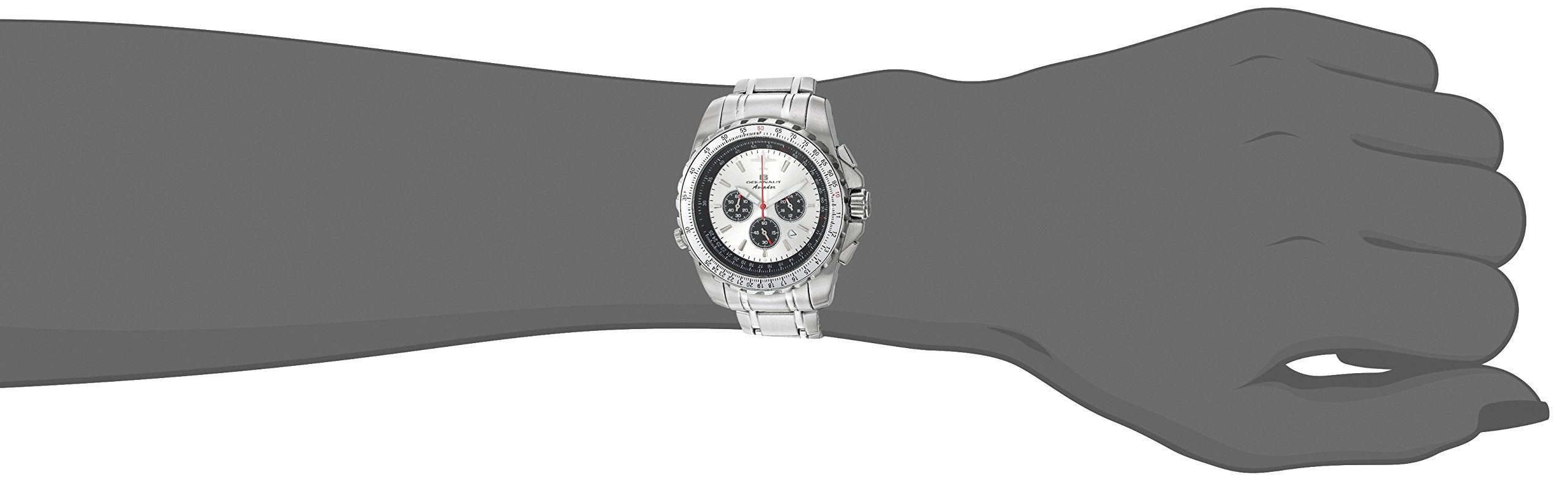 Oceanaut Men's OC0110 Aviador Pilot Analog Display Quartz Silver Watch