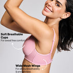 Nykd By Nykaa Iconic Low Back Party Bra For Women, Medium Coverage, Wired, Lightweight With Adjustable Straps - Nyb252, Blush, 3
