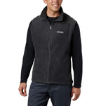 columbia Mens Steens Mountain Vest, charcoal Heather, Large