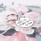 Dont Do Stupi St Keychain Poop Emoji Funny Birthday Gifts for Son Daughter Teenagers from Mom Sarcasm Gift for Teens Boy Girl Gr