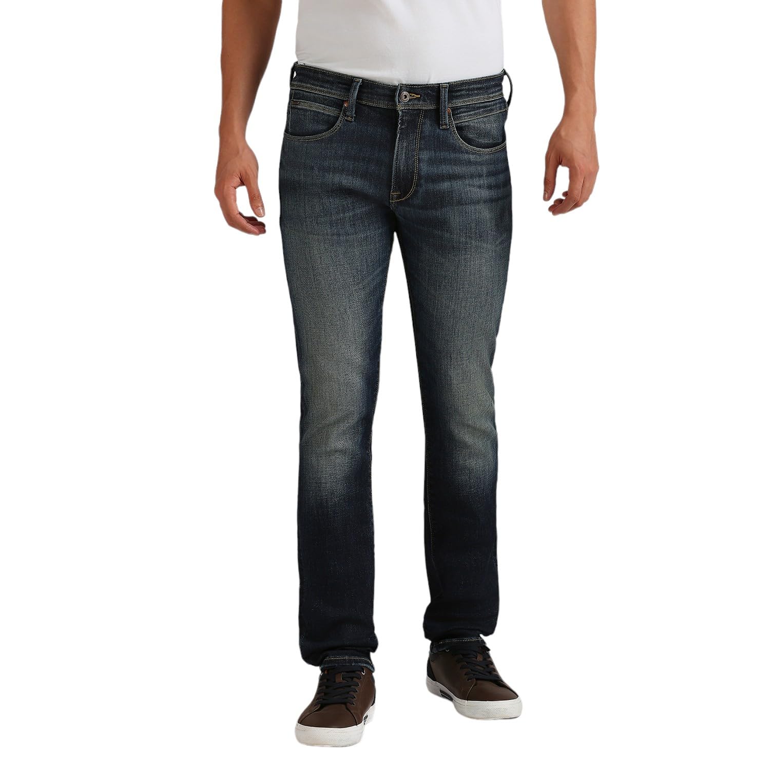 Pepe Jeans MenS Slim Jeans (Pm207831Q033_Dark Used Indigo Blue