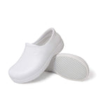 Genuine Grip 3805-6M Mens Slip-Resistant Injection Clogs  White - Size 6