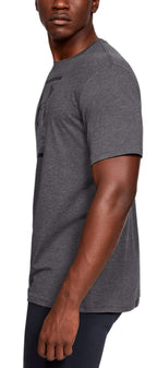 Under Armour Men's Global Foundation Short-Sleeve T-Shirt , Charcoal Medium Heather (019)/Black, XX-Large