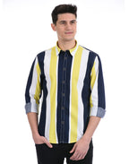 Pepe Jeans MenS Striped Regular Shirt (Pm307146_Navy Xl)