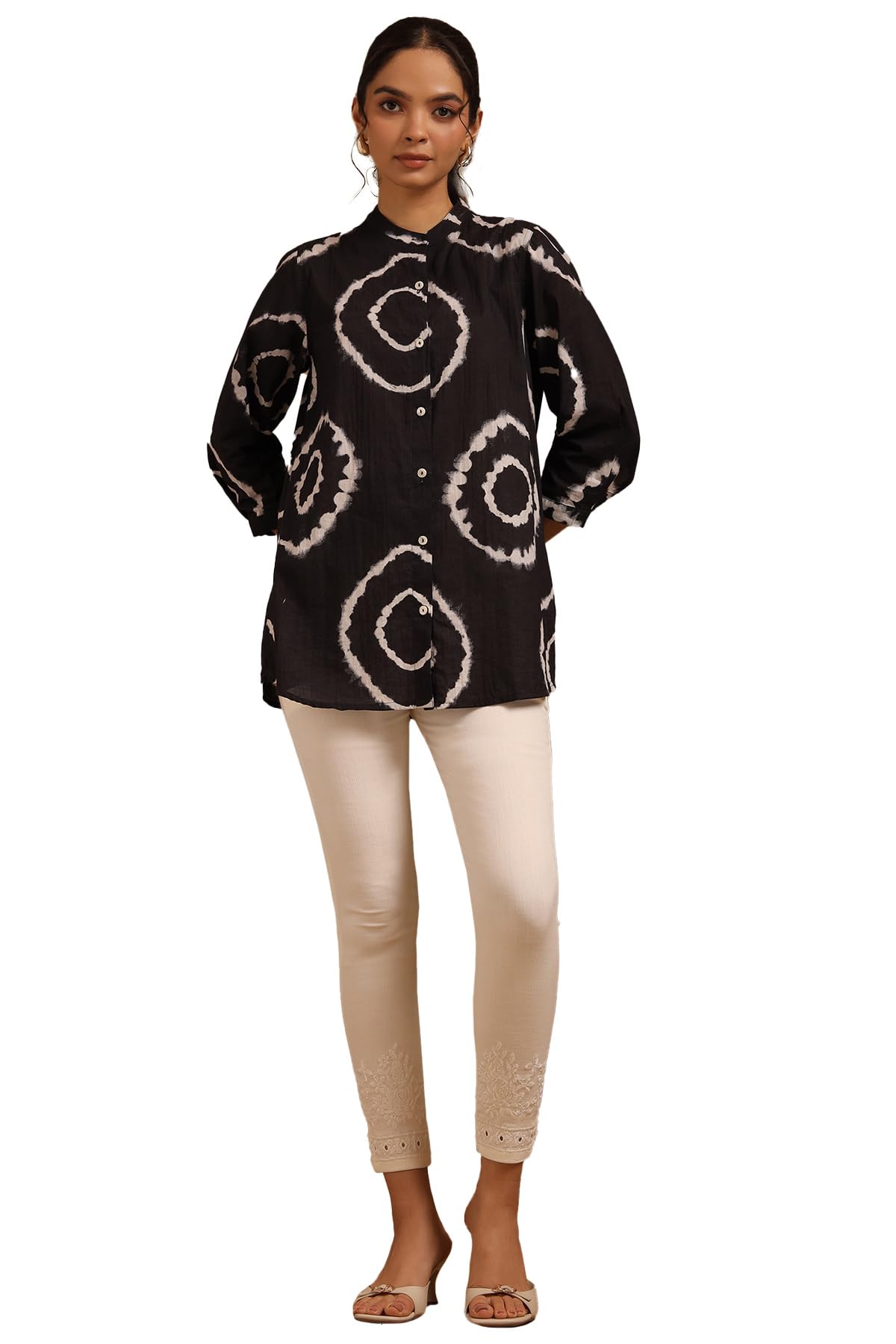 Soch Women Viscose Blend Embroidered Pant with Thread Work