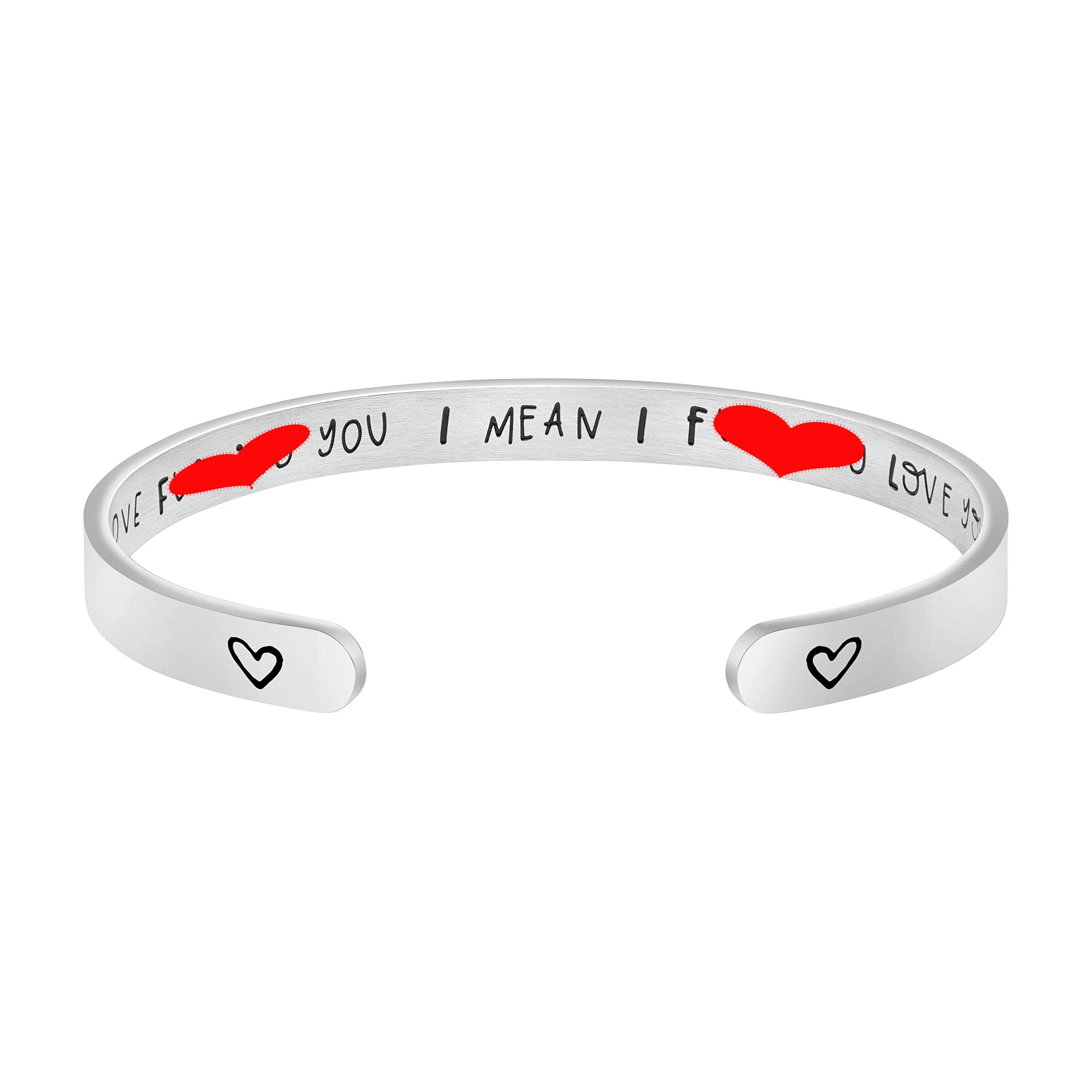 JoycuFF Birthday Gifts for Wife from Husband Bracelets for Girlfriend Wife Lovers Funny Valentine's Day Anniversary Birthday Chr