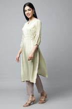 Aurelia WomenS Viscose Regular Kurta (23Fea13945-605323_Green