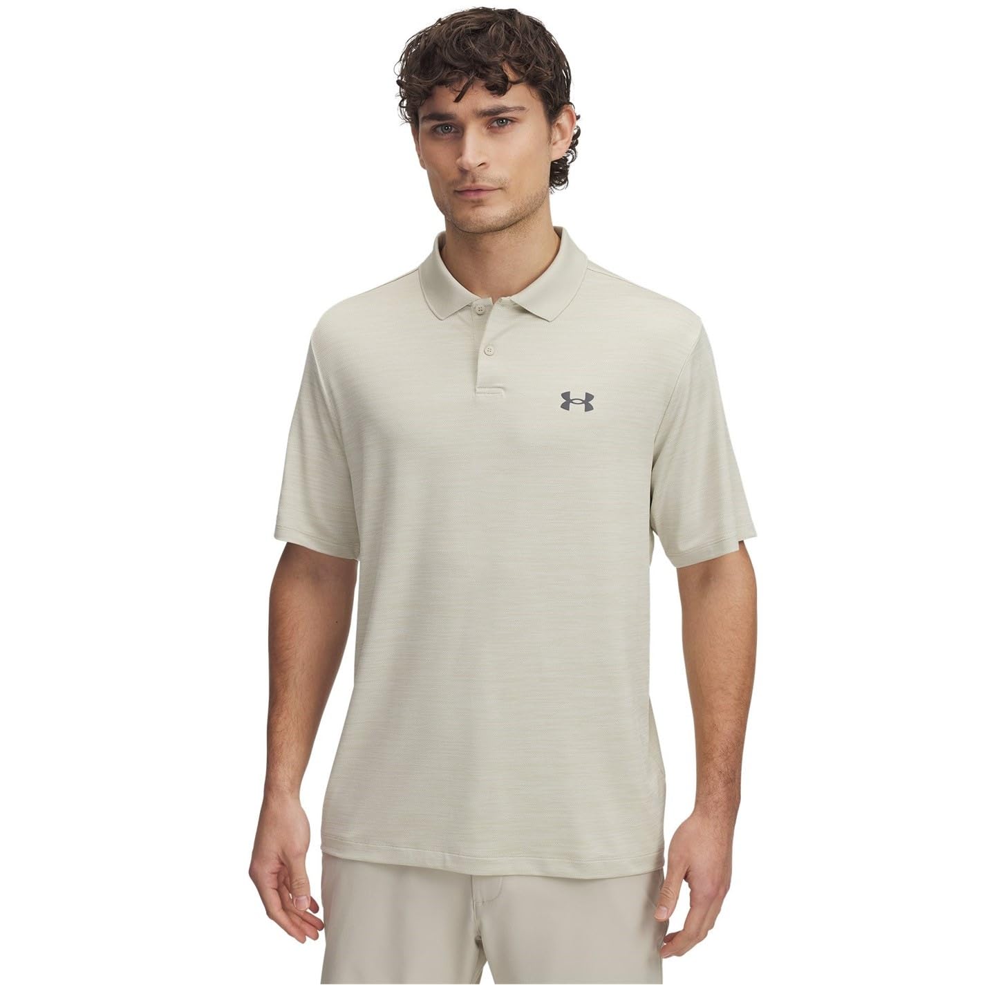 Under Armour Men's Matchplay Polo Polo, (289) Khaki Base / / Castlerock, 4X-Large