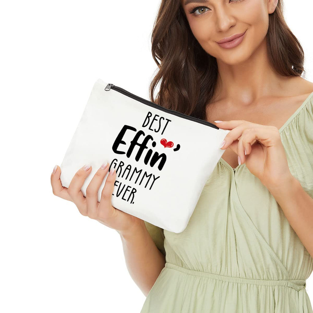 JIUWEIHU Best Effin Grammy ever Grammy Gift, Grandma Gifts, Funny Grandma Birthday Gifts, New Grandma Announcement Idea New Gran