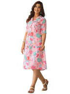Greciilooks Rayon Fit And Flare Below The Knee One Piece Maxi Bodycon Dresses Midi Dress For Women (Gl-Wd1216_Pink