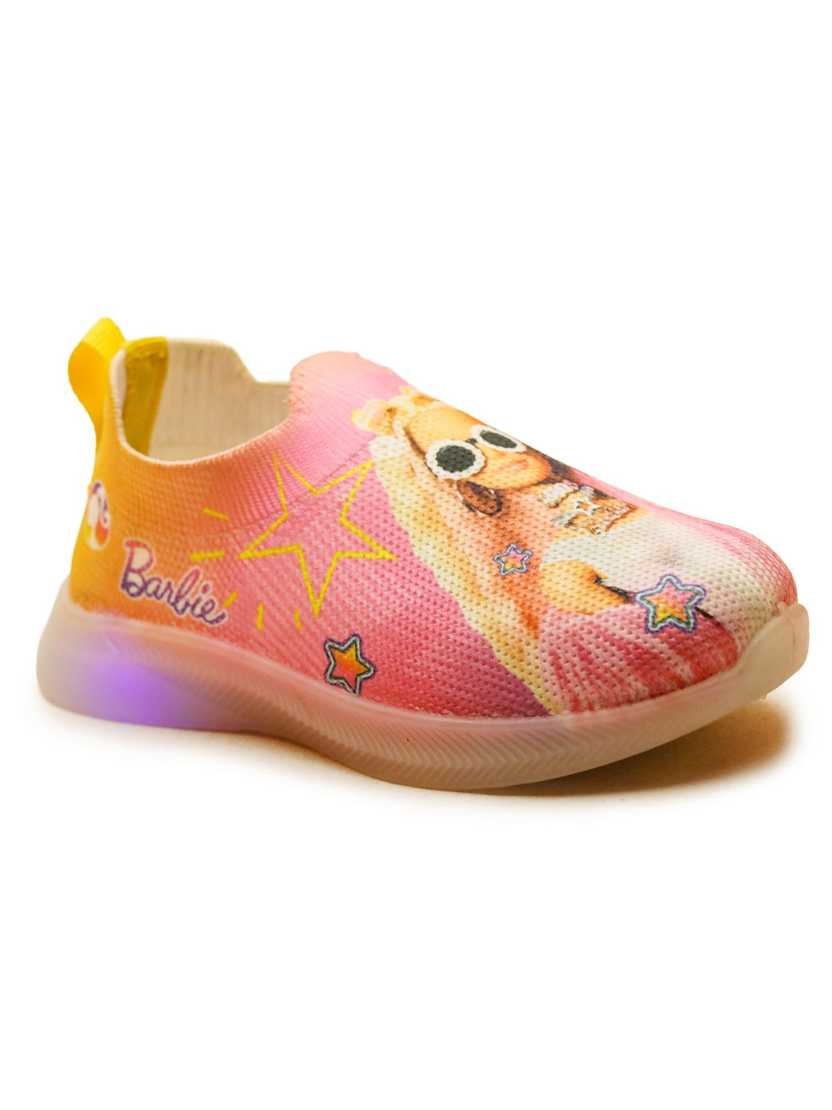 toothless Barbie Kids Girls Pink Casual ShoesPink (22.5 Years) 5