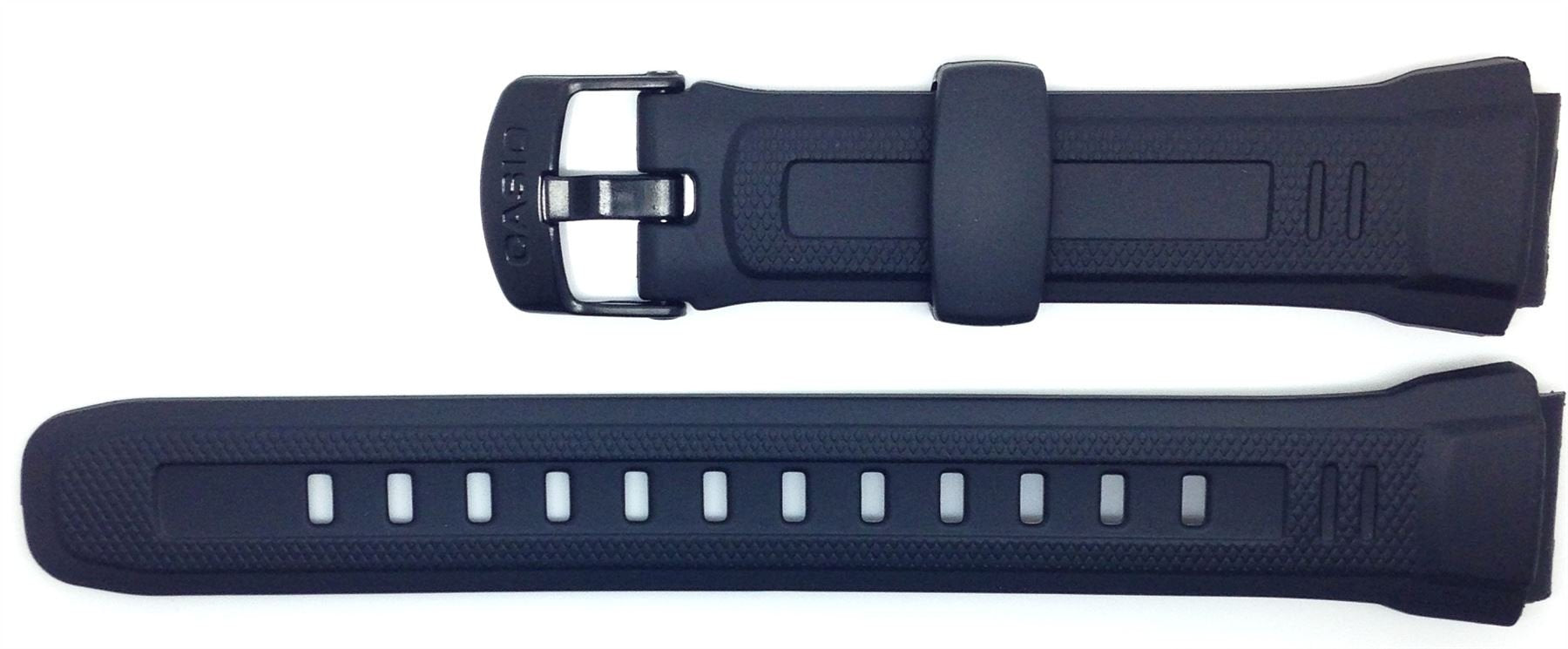 Casio Resin Watch Strap WV-58A, WV-58E, WV-58J, WV-58U, Black, Strap, Black, Strap, Black, Strap
