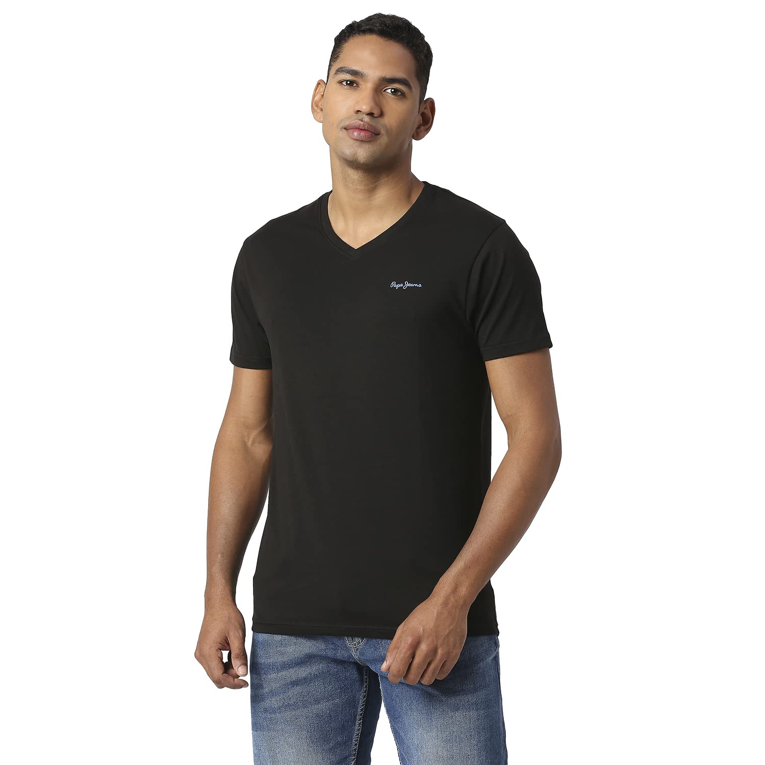 Pepe Jeans MenS Slim Fit T-Shirt (Pm508936999Xl_Black