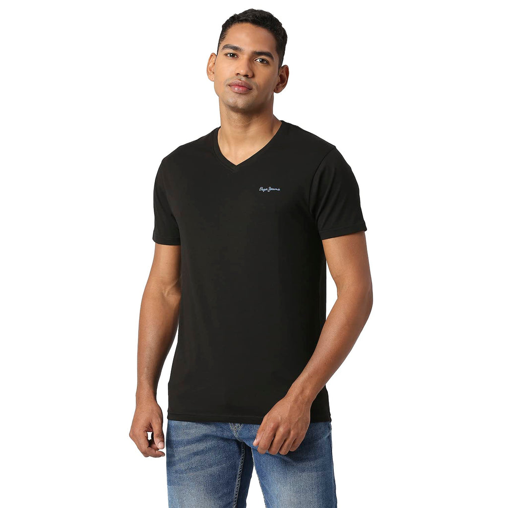 Pepe Jeans Roy Stretch Tee, Black, M