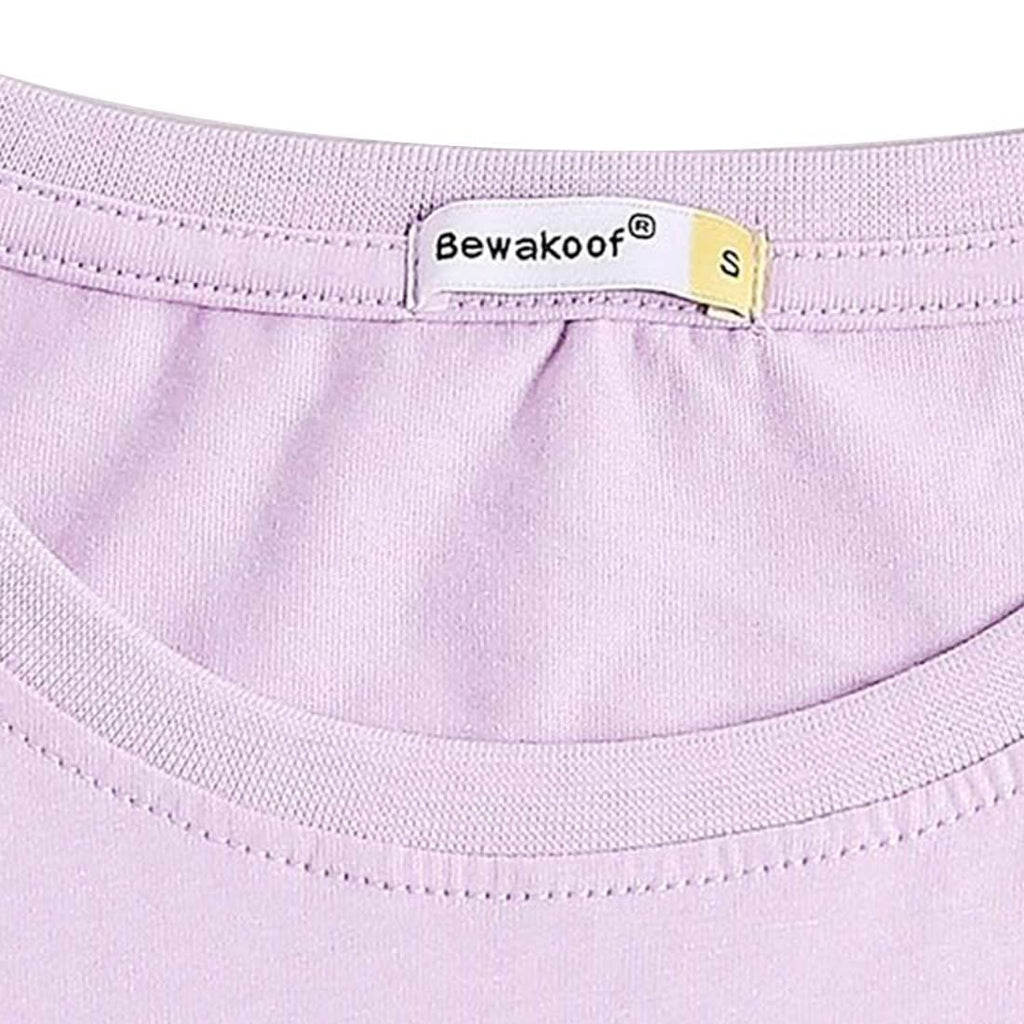 Bewakoof Womens Graphic Printed 100% Cotton T-Shirt - Boyfriend Fit, Round Neck, Half Sleeve