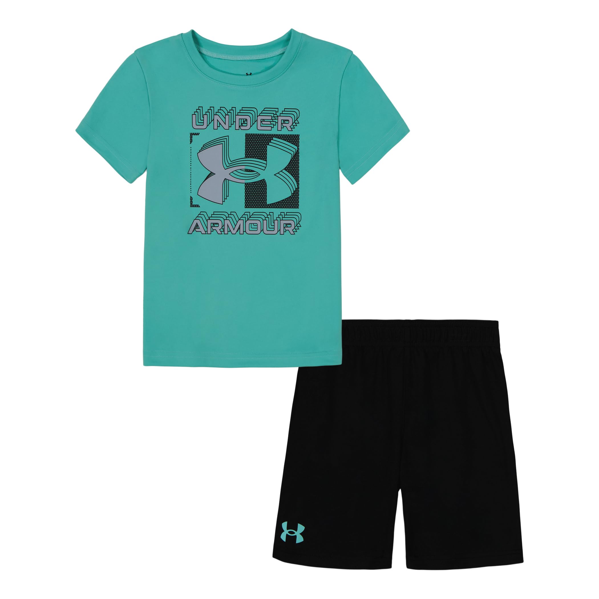 Under Armour UA MESH SET, RADIAL TURQ - MESH SHORT, 2T