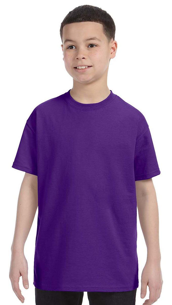 Youth Authentic-T T-Shirt - ASH - XS(D0102H7K44T)