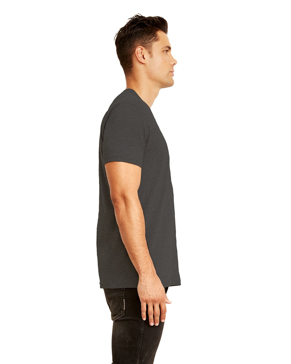 Mens Sueded crew - BLAcK - 3XL(D0102H7N5M2)