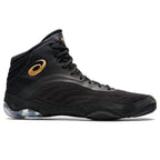 ASICS Men's Split Elite Wrestling Shoes, 9.5, Black/Pure Gold