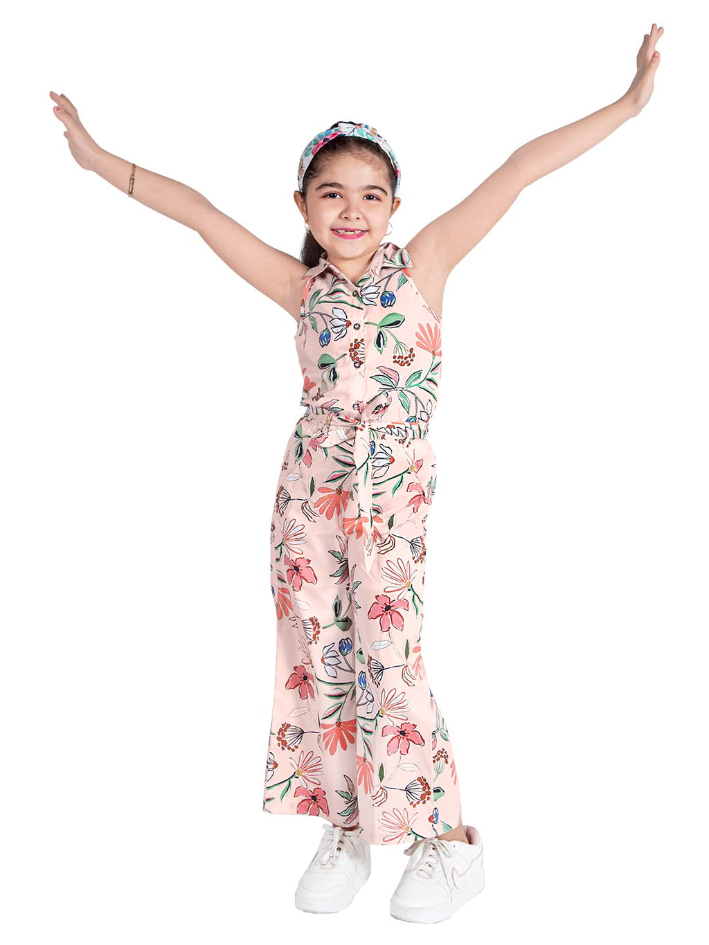 Naughty Ninos Girls Pink Floral Dress Sets(Nn00878Drs)