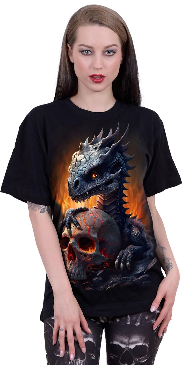 Spiral - Hatchling - Front Print T-Shirt Black - M