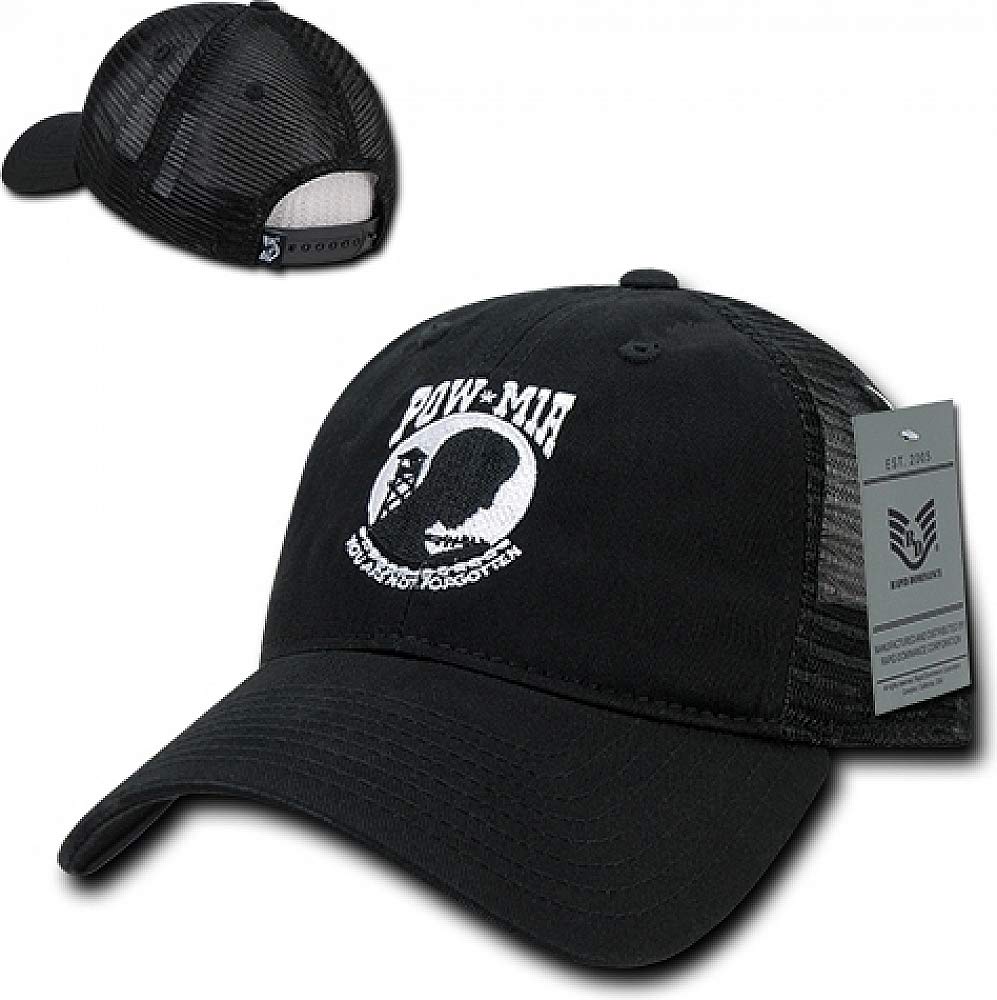 Relaxed Trucker Caps, Powmia, Black