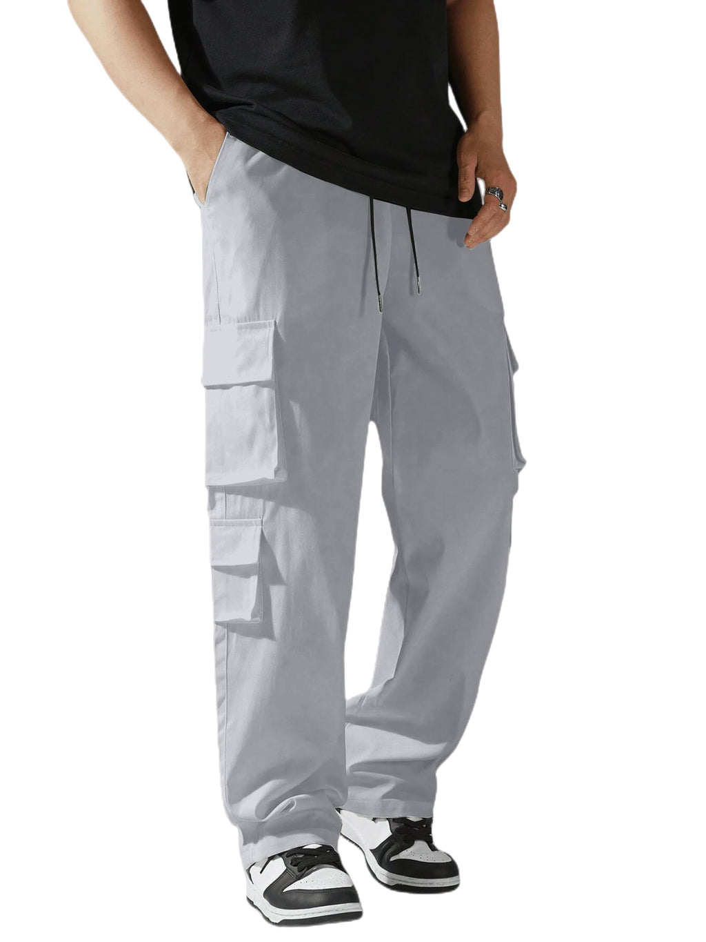 Indoprimo Men Cargo || Men Cargo Pants || Men Cargo Pants Cotton || Cargos For Men || Men Cargo Trouser (In, Alpha, Xl, Regular,